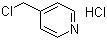 4-(Chloromethyl)pyridine hydrochloride molecular structure (CAS 1822-51-1)