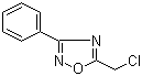结构式 CAS# 1822-94-2, 5-(氯甲基)-3-苯基-1,2,4-恶二唑