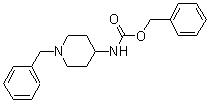 structure of CAS# 182223-53-6, Benzyl (1-benzylpiperidin-4-yl)carbamate;N-(Benzyloxycarbonyl)-1-benzylpiperidin-4-ylamine