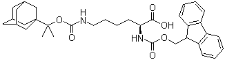 Fmoc-Lys(Adpoc)-OH molecular structure (CAS 182250-66-4)