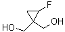 2-Fluoro-1,1-cyclopropanedimethanol molecular structure (CAS 1822851-79-5)