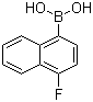 4-氟萘-1-硼酸分子结构 (CAS 182344-25-8)