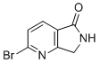 2-溴-6,7-二氢-吡咯并[3,4-b]吡啶-5-酮分子结构 (CAS 1823921-07-8)