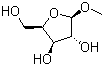 Methyl beta-D-xylofuranoside molecular structure (CAS 1824-97-1)