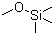 structure of CAS# 1825-61-2, Trimethylmethoxysilane;Methoxytrimethylsilane
