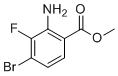 Methyl 2-amino-4-bromo-3-fluorobenzoate molecular structure (CAS 1825390-63-3)