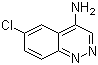6-Chloro-4-cinnolinamine molecular structure (CAS 18259-66-0)
