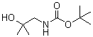 tert-Butyl (2-hydroxy-2-methylpropyl)carbamate molecular structure (CAS 183059-24-7)