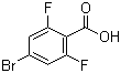 4-Bromo-2,6-difluorobenzoic acid molecular structure (CAS 183065-68-1)