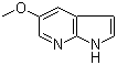 5-甲氧基-7-氮杂吲哚分子结构 (CAS 183208-36-8)