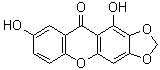 1,7-Dihydroxy-2,3-methylenedioxyxanthone molecular structure (CAS 183210-63-1)