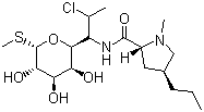 结构式 CAS# 18323-44-9, 克林霉素; 氯洁霉素