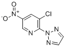 结构式 CAS# 1832583-40-0, 3-氯-5-硝基-2-(2H-1,2,3-三唑-2-基)吡啶