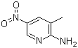 2-Amino-3-methyl-5-nitropyridine molecular structure (CAS 18344-51-9)