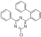 2-[1,1'-Biphenyl]-2-yl-4-chloro-6-phenyl-1,3,5-triazine molecular structure (CAS 1835683-68-5)
