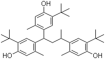 1,1,3-Tris(2-methyl-4-hydroxy-5-tert-butylphenyl)butane molecular structure (CAS 1843-03-4)