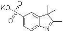 Potassium 2,3,3-trimethyl-3H-indole-5-sulfonate molecular structure (CAS 184351-56-2)