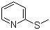 2-Methylthiopyridine molecular structure (CAS 18438-38-5)