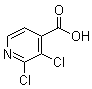 structure of CAS# 184416-84-0, 2,3-Dichloroisonicotinic acid;2,3-dichloro pyridine-4-carboxylic acid