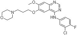 吉非替尼分子结构 (CAS 184475-35-2)