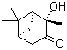 structure of CAS# 1845-25-6, (1S,2S,5S)-(-)-2-Hydroxy-3-pinanone;(1S,2S,5S)-2-Hydroxy-2,6,6-trimethyl-bicyclo[3.1.1]heptan-3-one