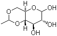 4,6-O-Ethylidene-D-glucopyranose molecular structure (CAS 18465-50-4)
