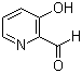结构式 CAS# 1849-55-4, 3-羟基-2-吡啶甲醛; 2-醛基-3-羟基吡啶