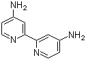 结构式 CAS# 18511-69-8, 4,4'-二氨基-2,2'-联吡啶