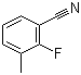 2-氟-3-甲基苯腈分子结构 (CAS 185147-07-3)