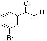 2,3'-Dibromoacetophenone molecular structure (CAS 18523-22-3)