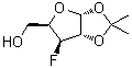 3-脱氧-3-氟-1,2-O-异亚丙基-alpha-D-呋喃木糖分子结构 (CAS 18530-84-2)