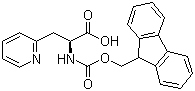 structure of CAS# 185379-40-2, Fmoc-L-3-(2-pyridyl)alanine