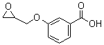 3-(Oxiranylmethoxy)benzoic acid molecular structure (CAS 185522-04-7)