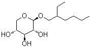 2-Ethylhexyl beta-D-xylopyranoside molecular structure (CAS 185699-11-0)