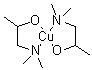 Bis[1-(dimethylamino)-2-propanolato]copper molecular structure (CAS 185827-91-2)