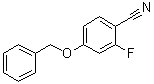 2-Fluoro-4-(phenylmethoxy)benzonitrile molecular structure (CAS 185836-35-5)