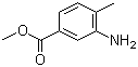 Methyl 3-amino-4-methylbenzoate molecular structure (CAS 18595-18-1)