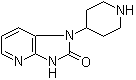 1-(Piperidin-4-yl)-1,3-dihydro-2H-imidazo[4,5-b]pyridin-2-one molecular structure (CAS 185961-99-3)