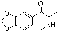 2-Methylamino-1-(3,4-methylenedioxyphenyl)propan-1-one molecular structure (CAS 186028-79-5)
