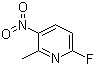 结构式 CAS# 18605-16-8, 2-氟-6-甲基-5-硝基吡啶