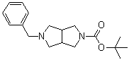 5-Benzylhexahydropyrrolo[3,4-c]pyrrole-2-carboxylic acid tert-butyl ester molecular structure (CAS 186202-73-3)