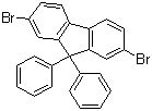 2,7-Dibromo-9,9-diphenylfluorene molecular structure (CAS 186259-63-2)