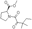 Methyl (2S)-1-(1,2-dioxo-3,3-dimethypentyl)-2-pyrrolidinecarboxylate molecular structure (CAS 186268-77-9)