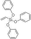 三苯氧基乙烯基硅烷分子结构 (CAS 18666-65-4)
