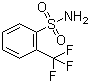 2-(Trifluoromethyl)benzenesulfonamide molecular structure (CAS 1869-24-5)