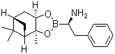 结构式 CAS# 186906-12-7, (alphaR,3aS,4S,6S,7aR)-六氢-3a,5,5-三甲基-alpha-(苯基甲基)-4,6-甲桥-1,3,2-苯并二氧硼烷-2-甲胺