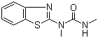 structure of CAS# 18691-97-9, Methabenzthiazuron;1,3-Dimethyl-3-(2-benzothiazolyl)urea; Methyl-N'-methyl-N'-(2-benzothiazolyl)urea; N-2-Benzothiazolyl-N,N'-dimethylurea