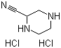 2-Piperazinecarbonitrile dihydrochloride molecular structure (CAS 187589-35-1)