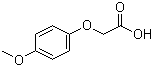 对甲氧基苯氧乙酸分子结构 (CAS 1877-75-4)