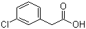3-Chlorophenylacetic acid molecular structure (CAS 1878-65-5)